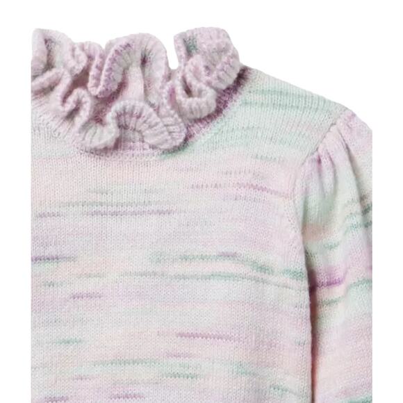 Janie and Jack NWT Marled Peplum Ruffle Sweater - Picture 4 of 4